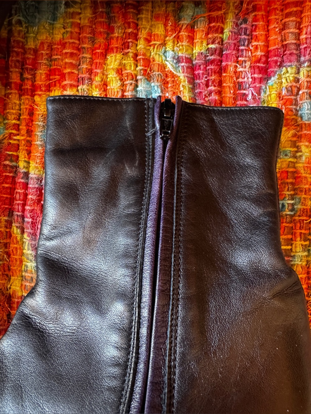 Y2K Vintage Square Toe Ankle Boots Sz 38 - Picture 6 of 6